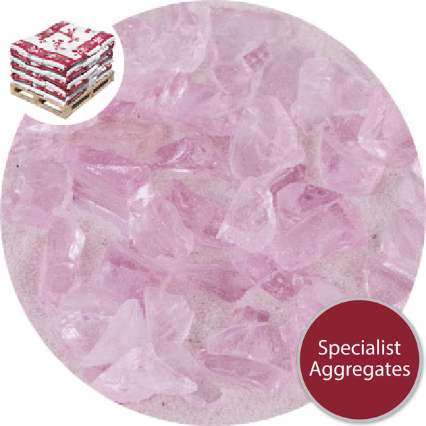 Enviro-Glass Gravel - Pink Crystal